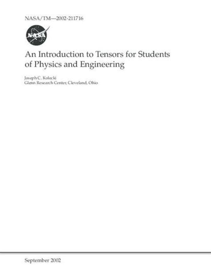 An Introduction to Tensors