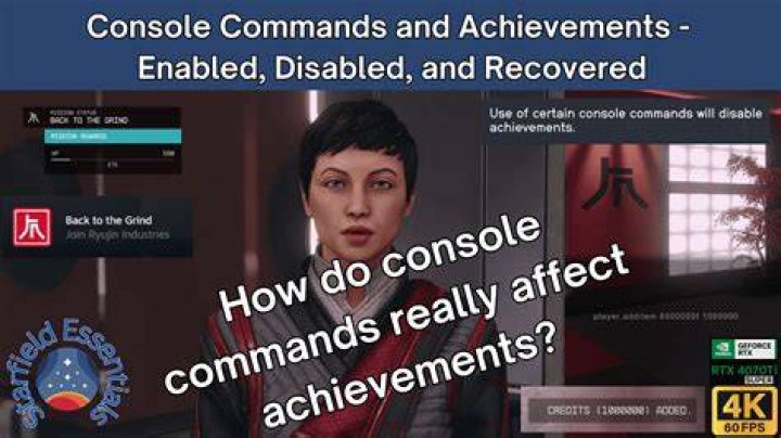 Do console commands affect Steam achievements?