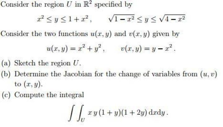 Evaluating an integral using the Jacobian help!