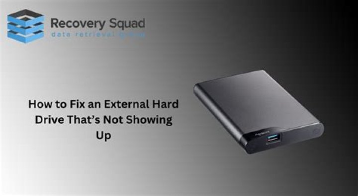 External Hard Drive Recognized on One System But not Another