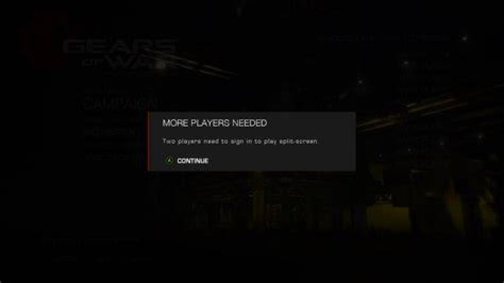 How do I set up split-screen with guest account on Gears of War Ultimate?