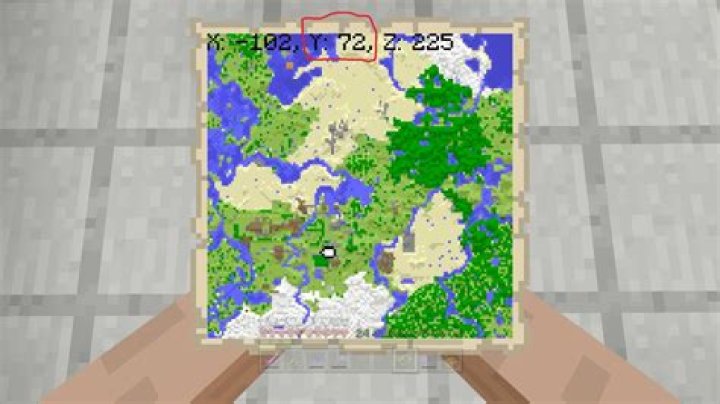 How do the names for the maps in Minecraft work?