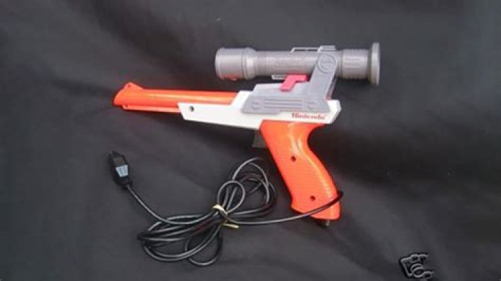 How does the light gun work for Duck Hunt?