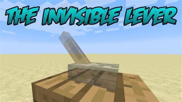 How to make a lever invulnerable/unbreakable in minecraft?