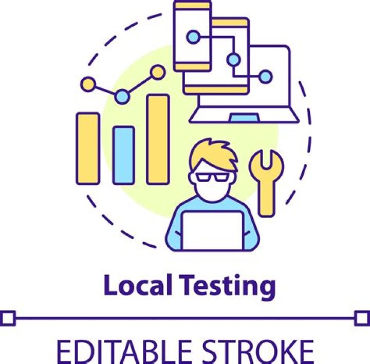 Image showing the Local Testing icon in the overhead toolbar