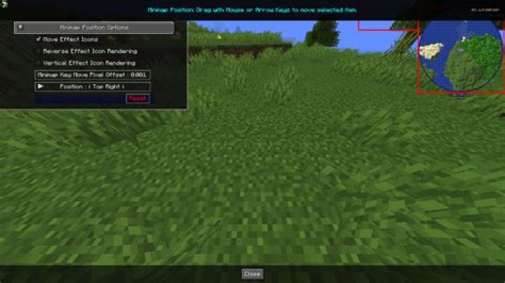 Is it possible to move the minimap?