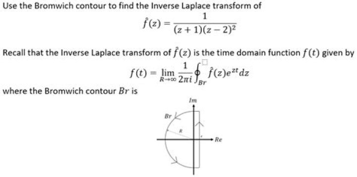 Laplace transform, bromwich contour - basic question
