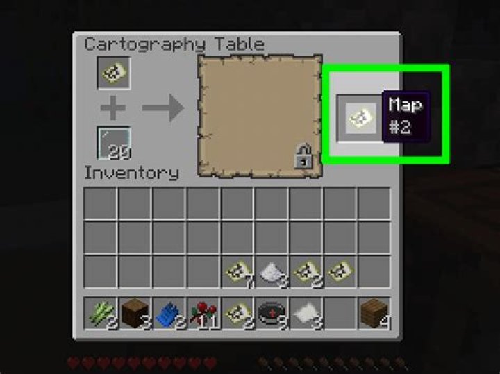 Placing Maps in Minecraft