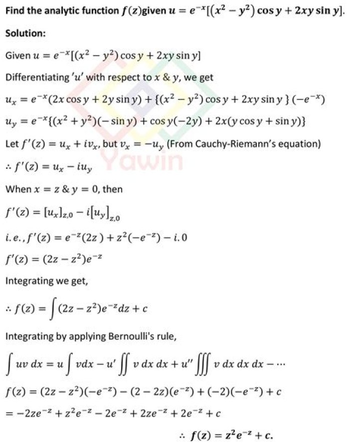 The analytic function at infinity