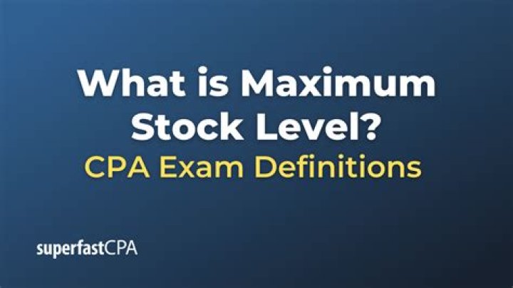 What is the maximum level?