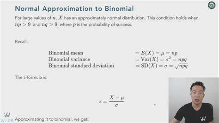 Why normal approximation to binomial distribution uses np> 5 as a condition